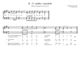 B - 17. neděle v mezidobí