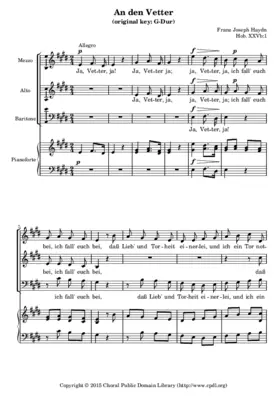 An den Vetter