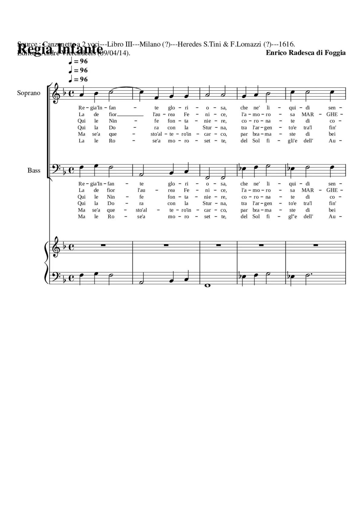 Regia infante - Page 1