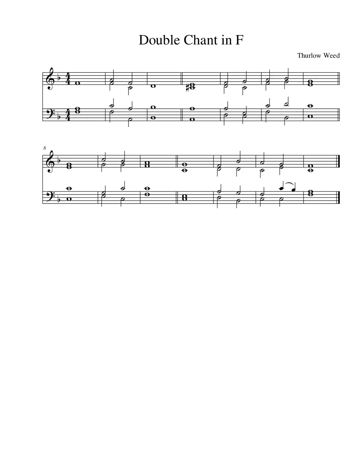 Double in F - Page 1