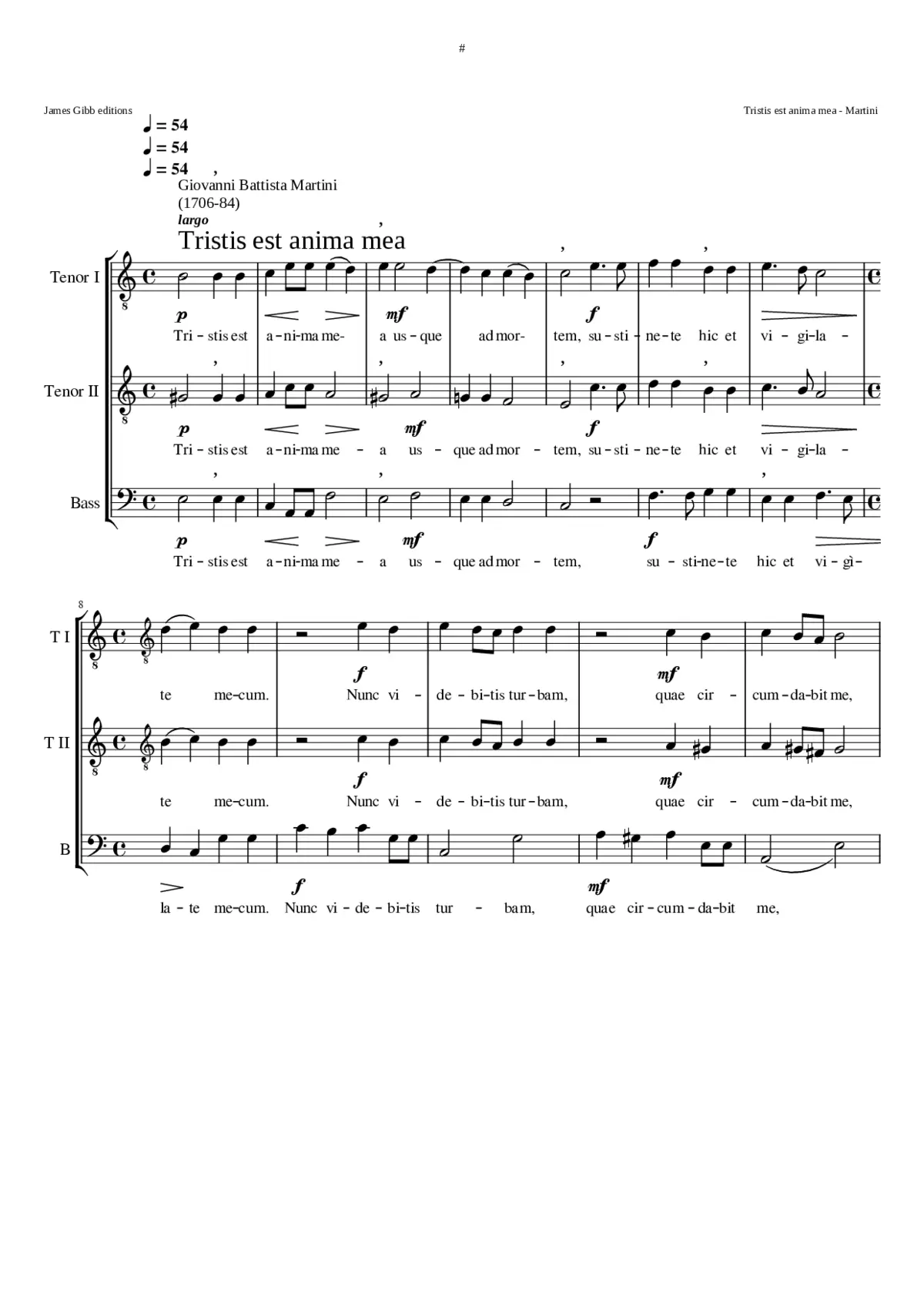 Tristis est anima mea - Page 1