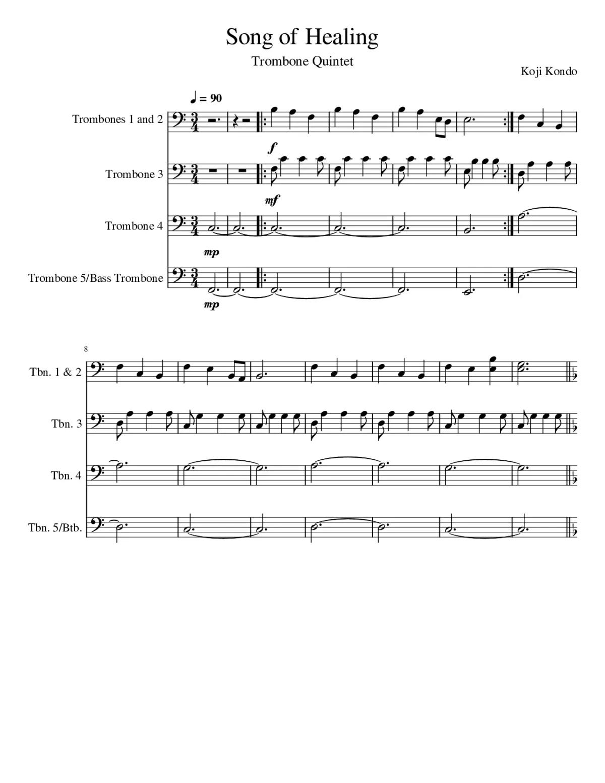 Song of Storms - Page 1