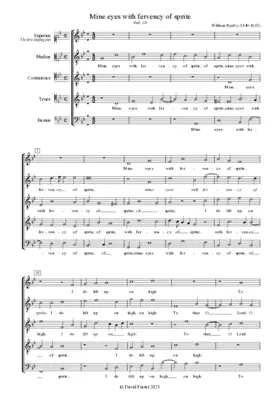 Mine eyes with fervency