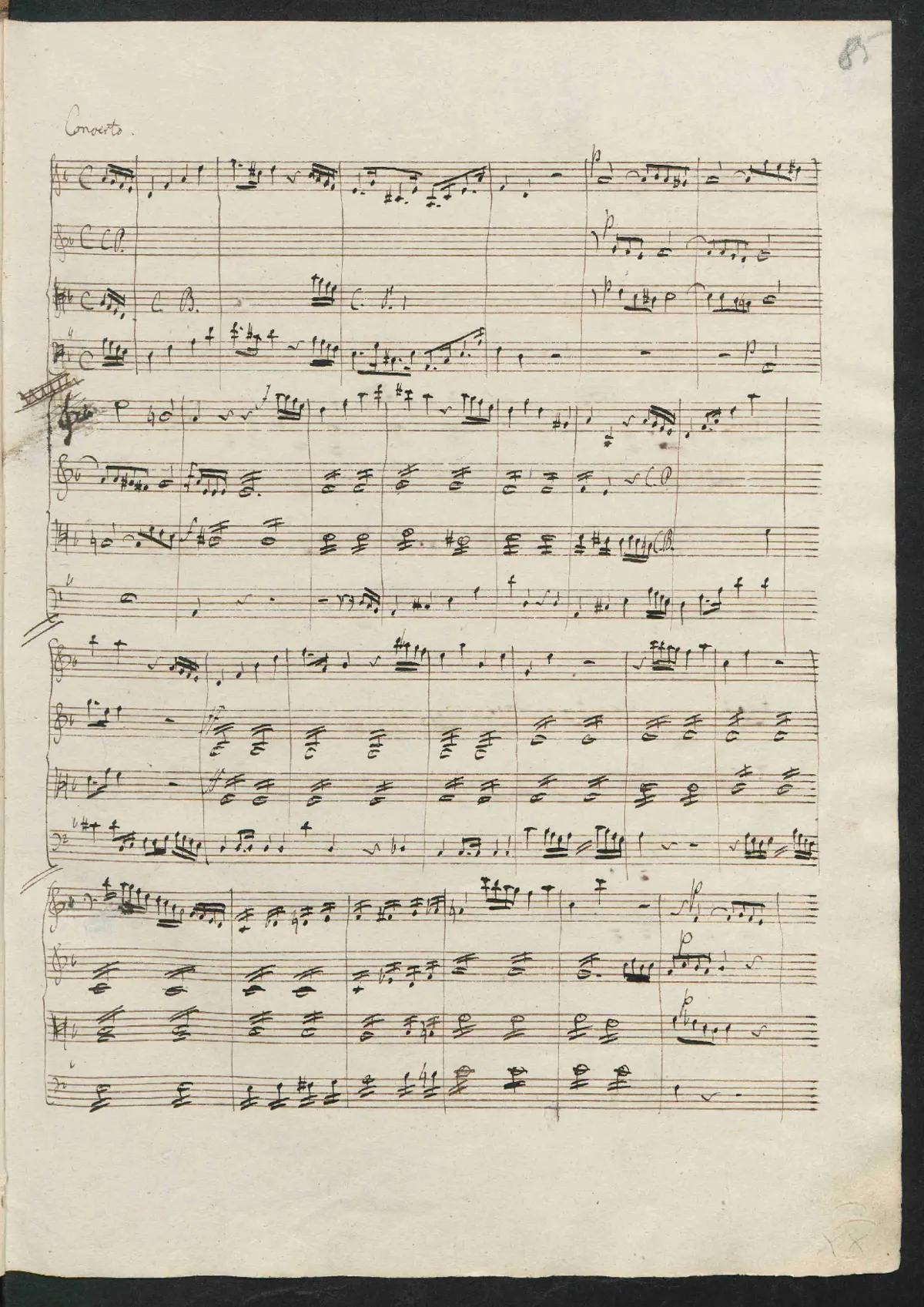 Violin Concerto in D minor - Page 1
