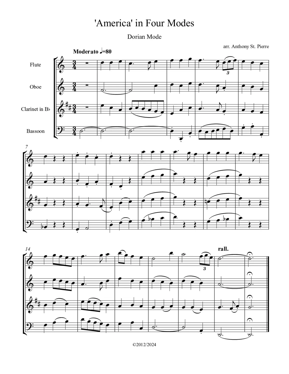 'America' in Four Modes - Page 1