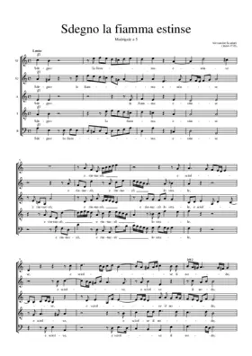 Sdegno la fiamma estinse