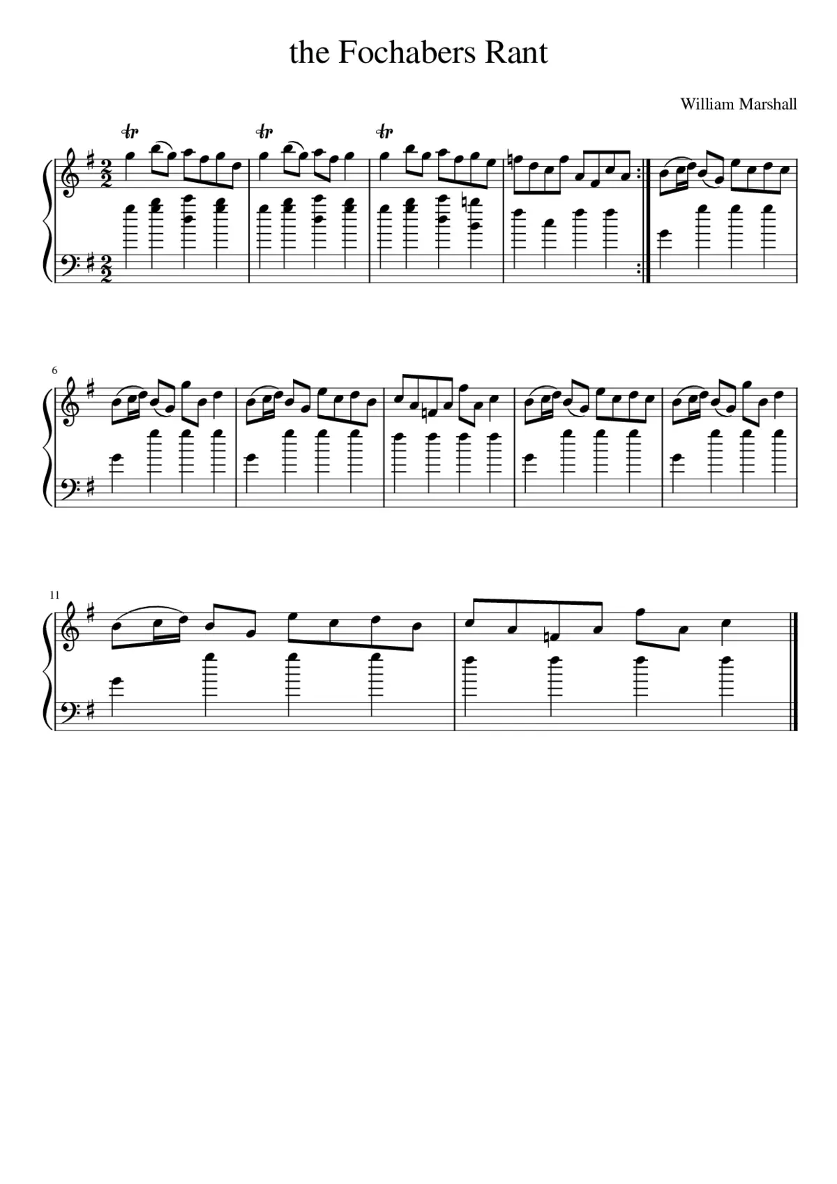 the Fochabers Rant - Page 1