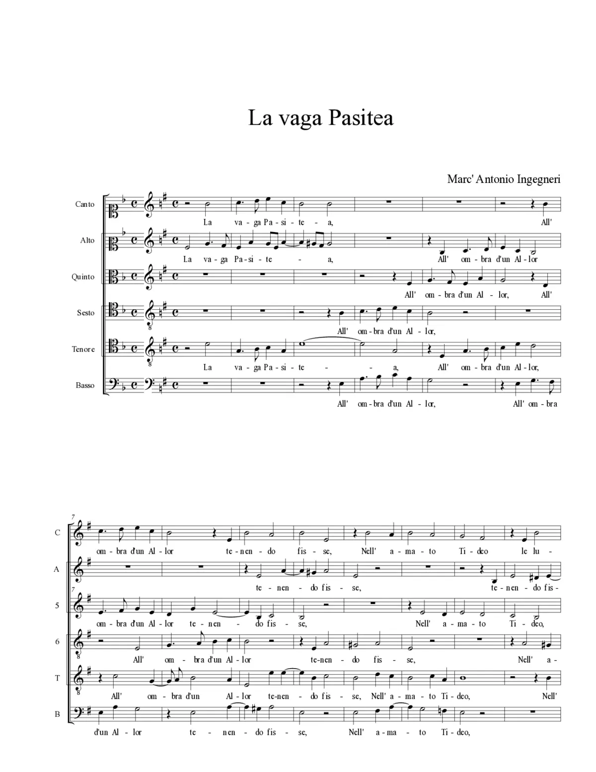 La vaga Pasitea - Page 1