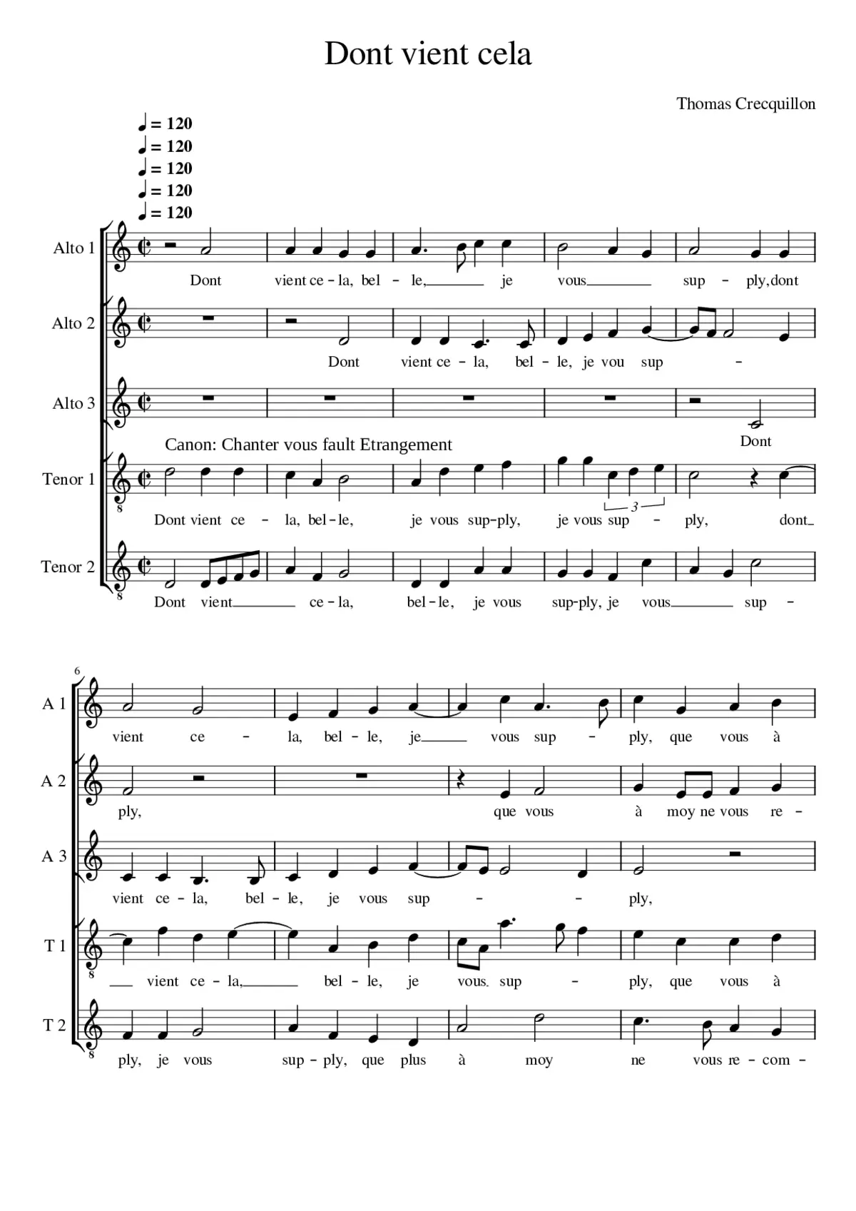 Dont vient cela - Page 1