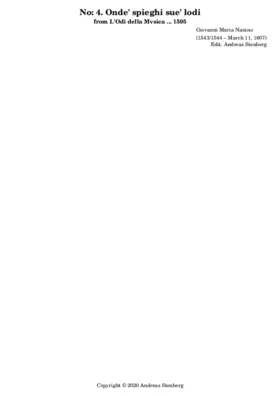 Onde spieghin sue lodi