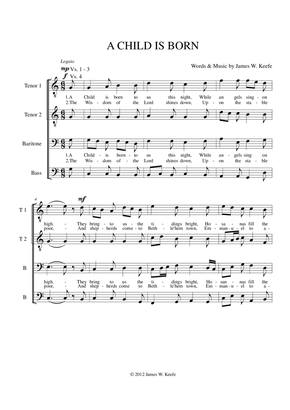 A child is born - Page 1