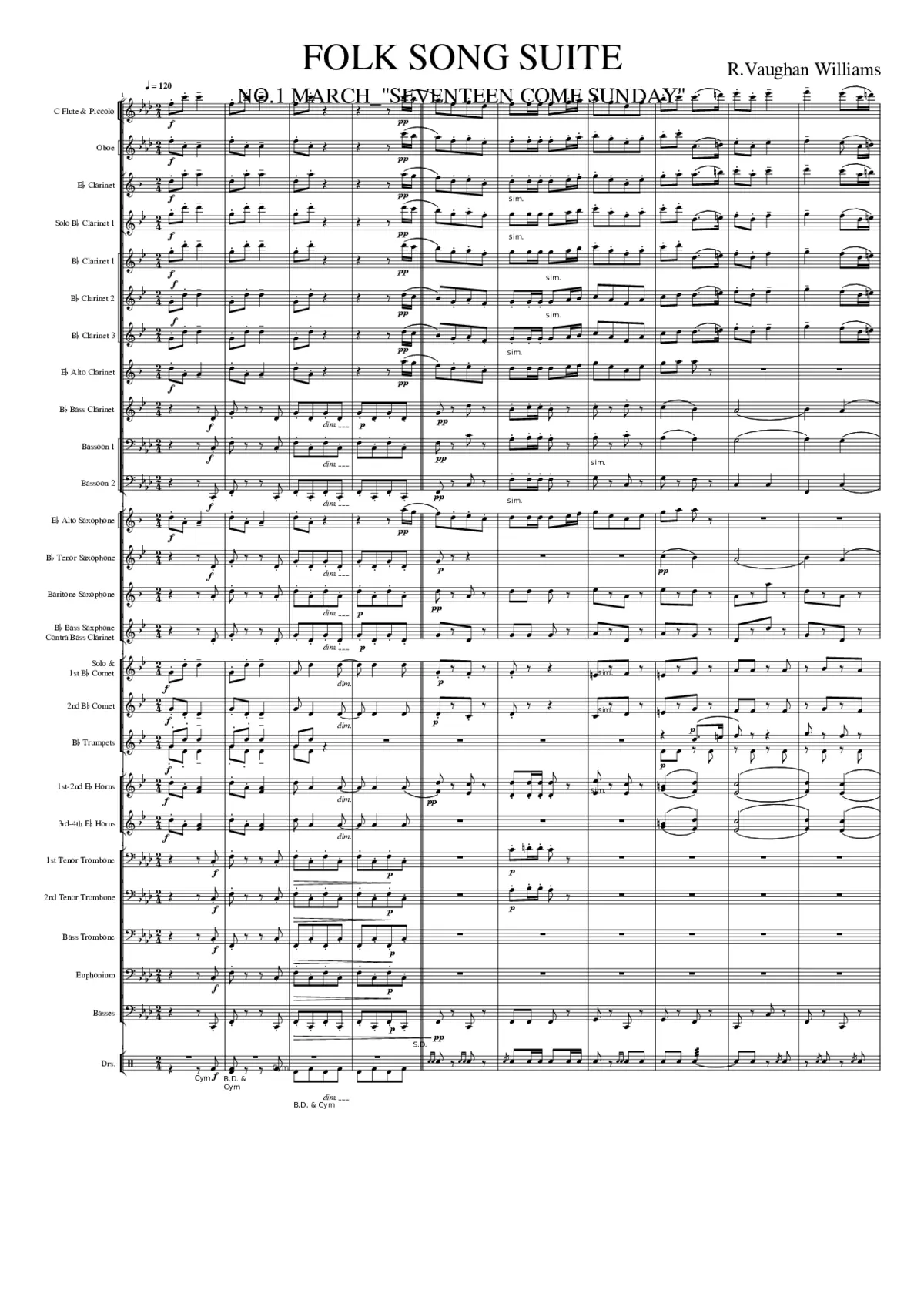 English Folk Song Suite - Page 1