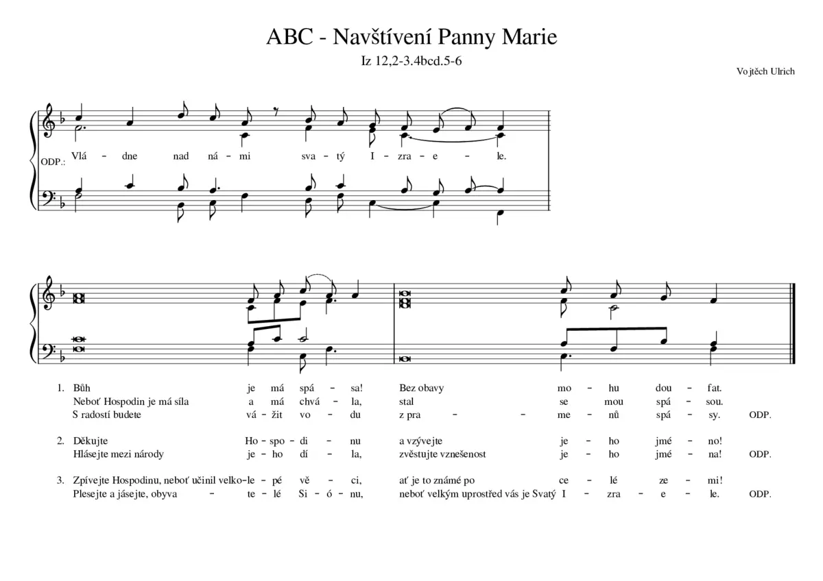 ABC - Navštívení Panny Marie - Page 1