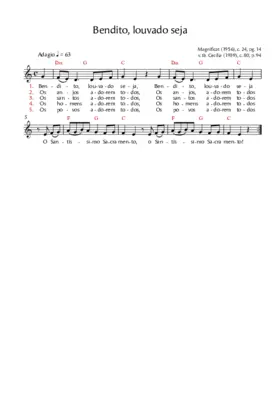 Bendito, louvado seja