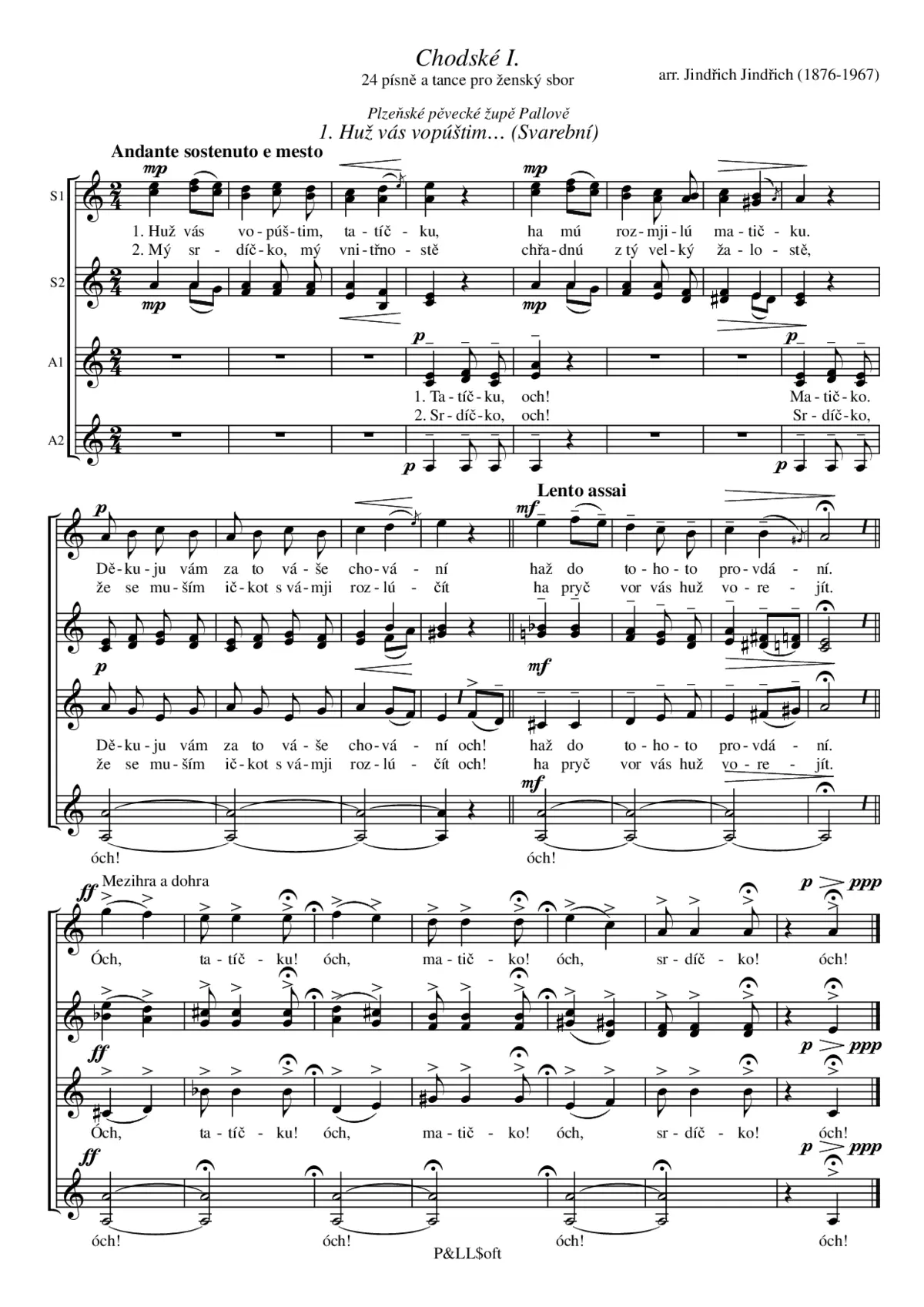 Chodské I. - Page 1