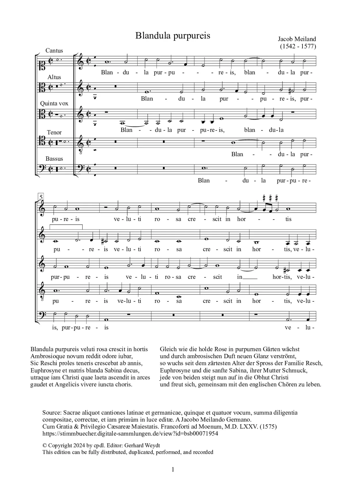 Blandula purpureis - Page 1