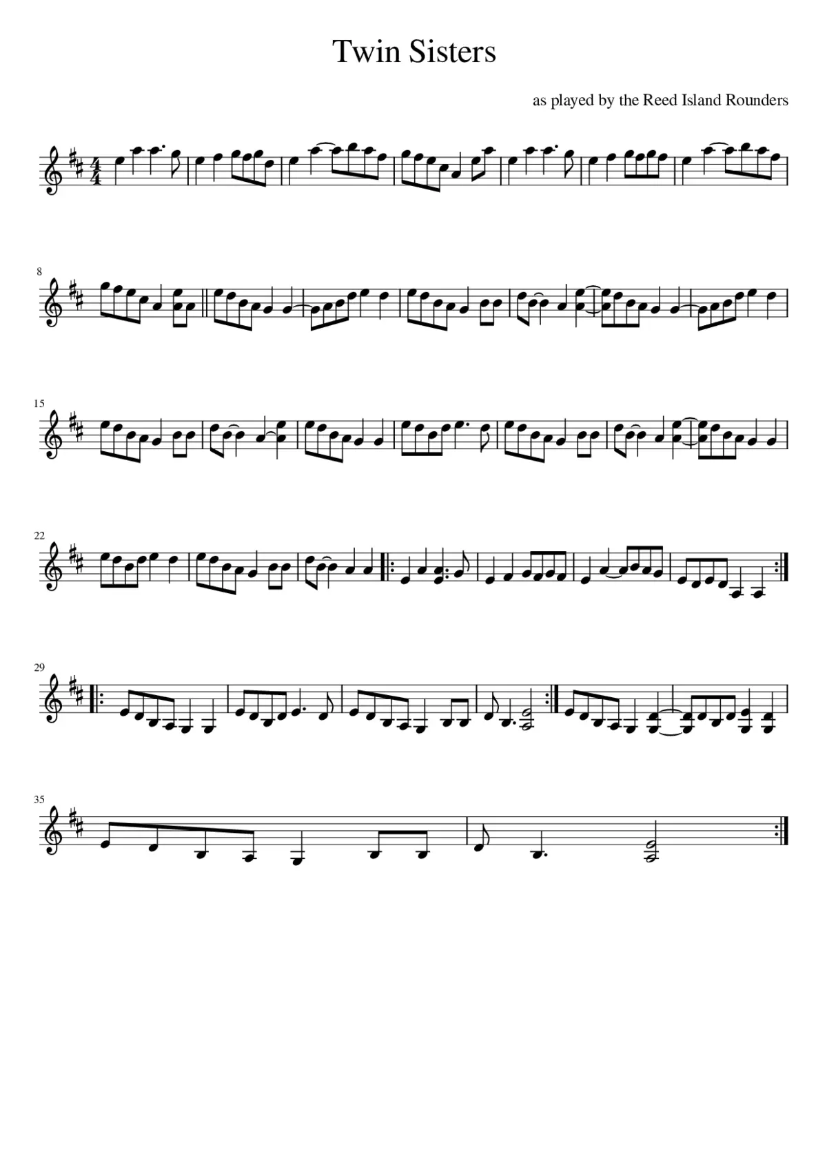 Twin Sisters - Page 1