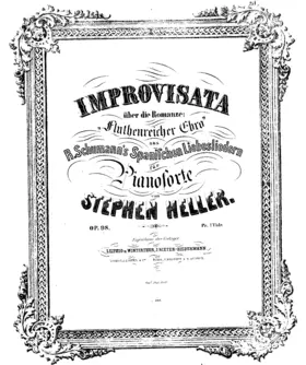 Improvisata on a Theme of Schumann, Op.98