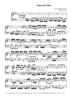 Fugue in G major