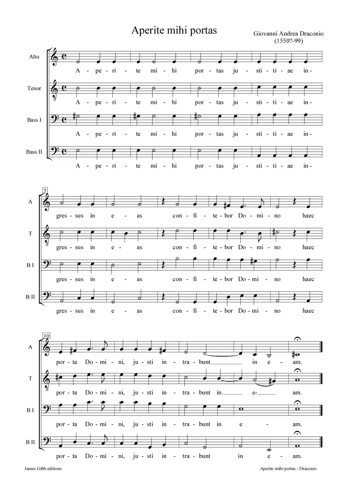 Aperite mihi portas - Page 1