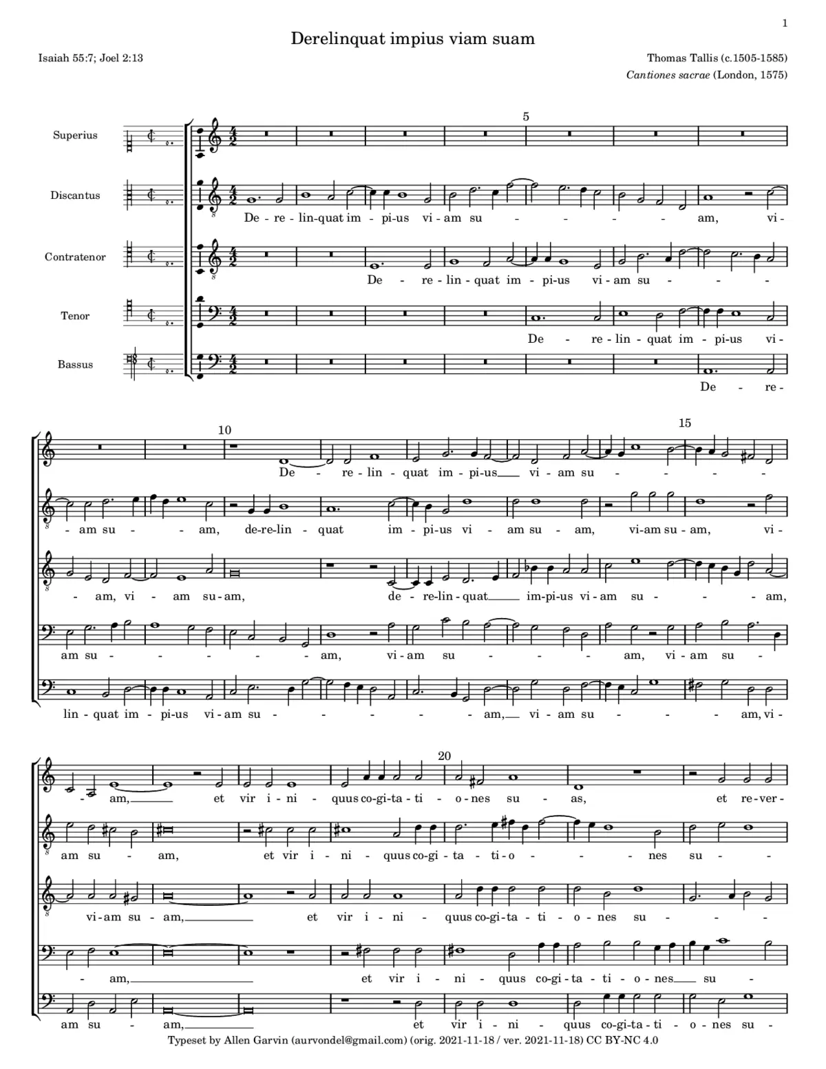 Derelinquit impius - Page 1
