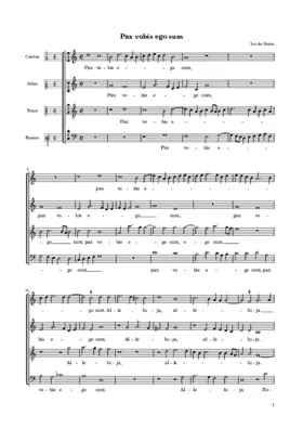 Pax vobis ego sum