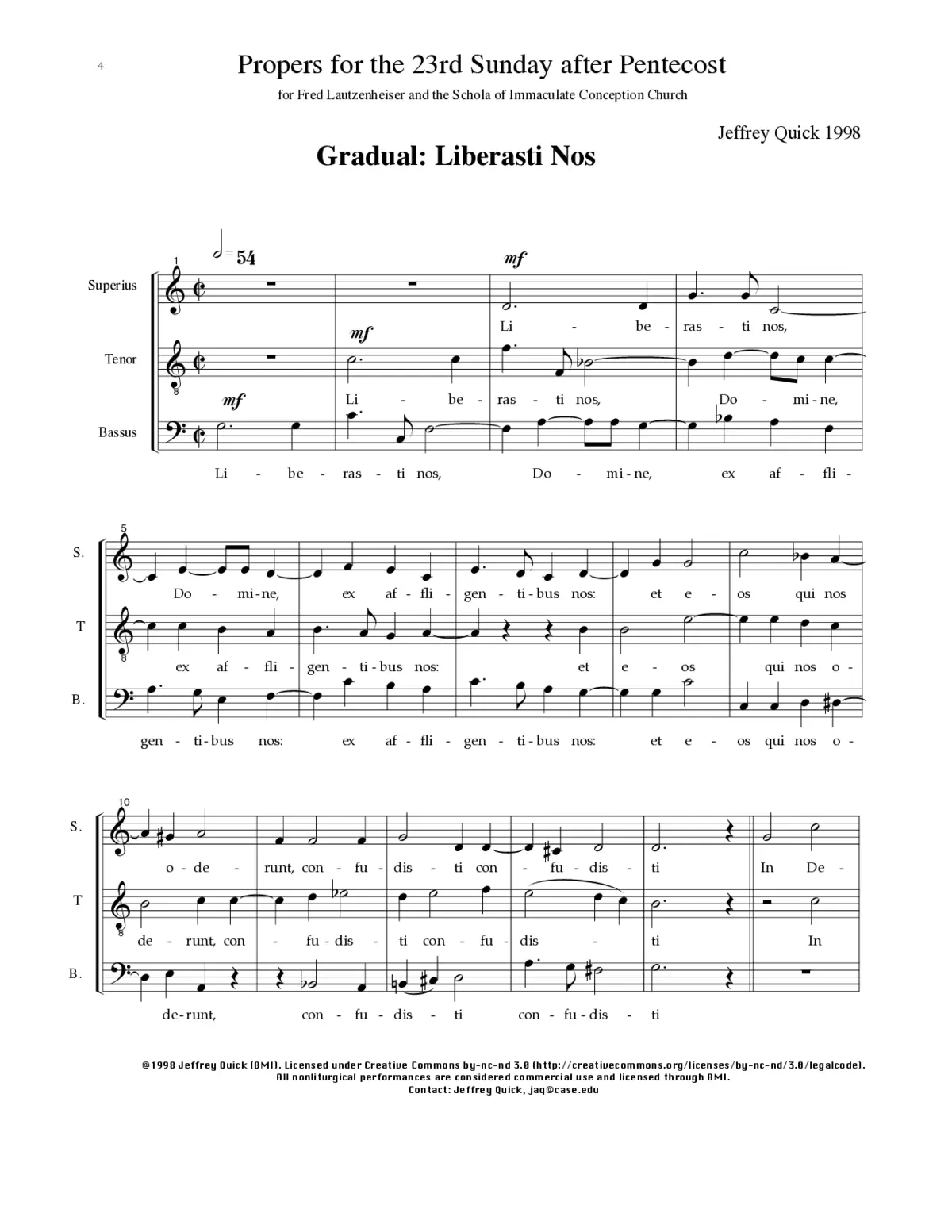 Liberasti nos - Page 1