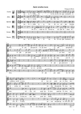 Ante oculos tuos a 6