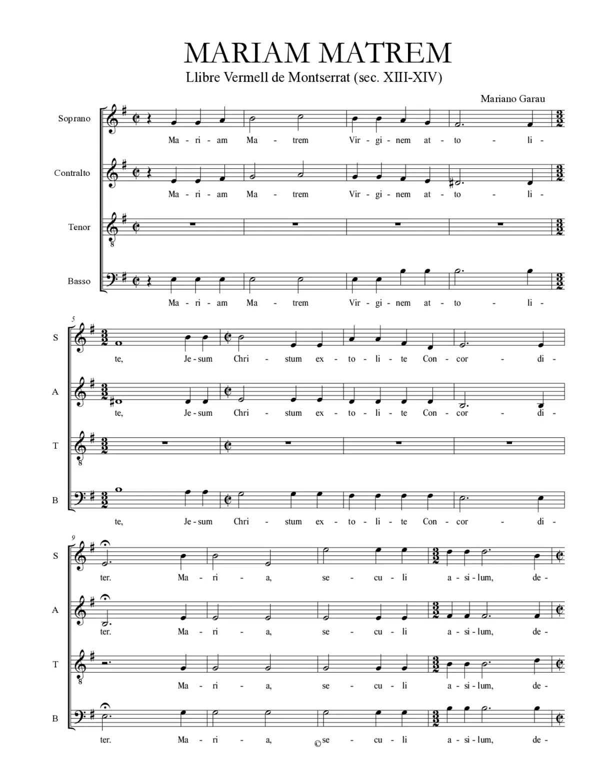 Maria Matrem - Page 1