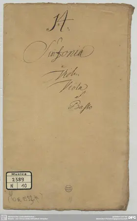 Sinfonia for Strings in C major