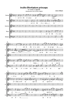 Inclite Sfortiadum princeps