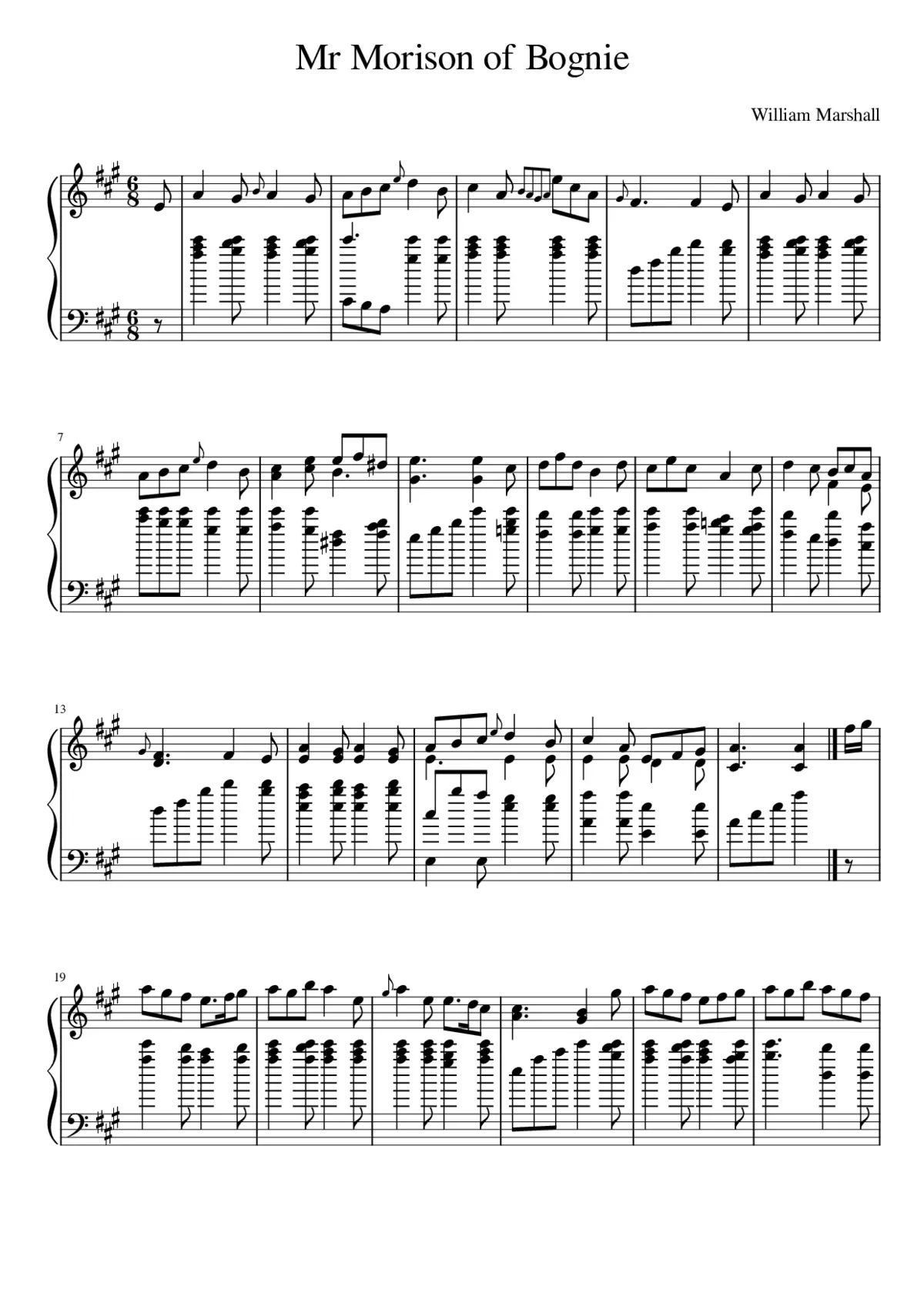 Mr Morison of Bognie - Page 1