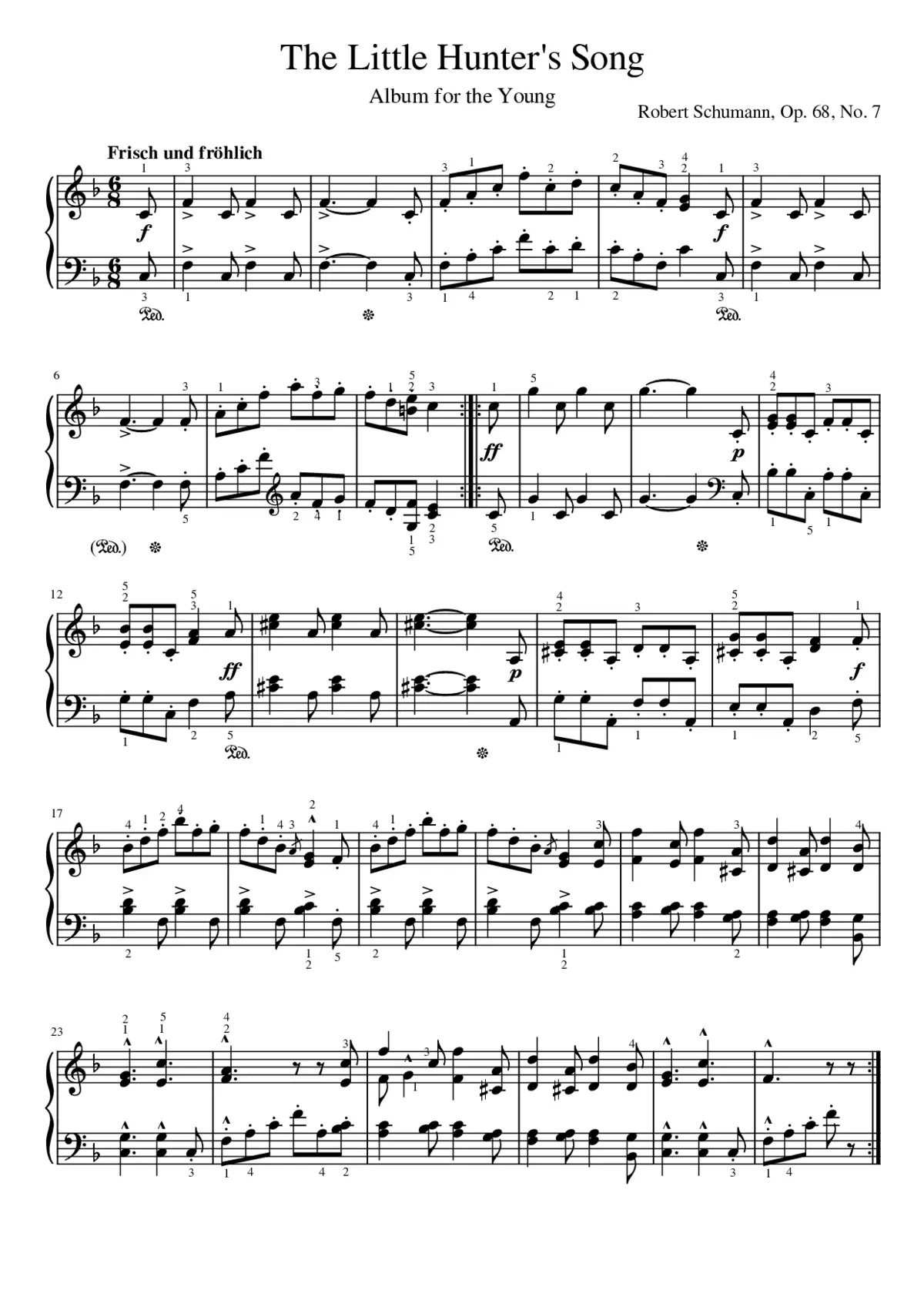 Album für die Jugend Op.68 - Page 1