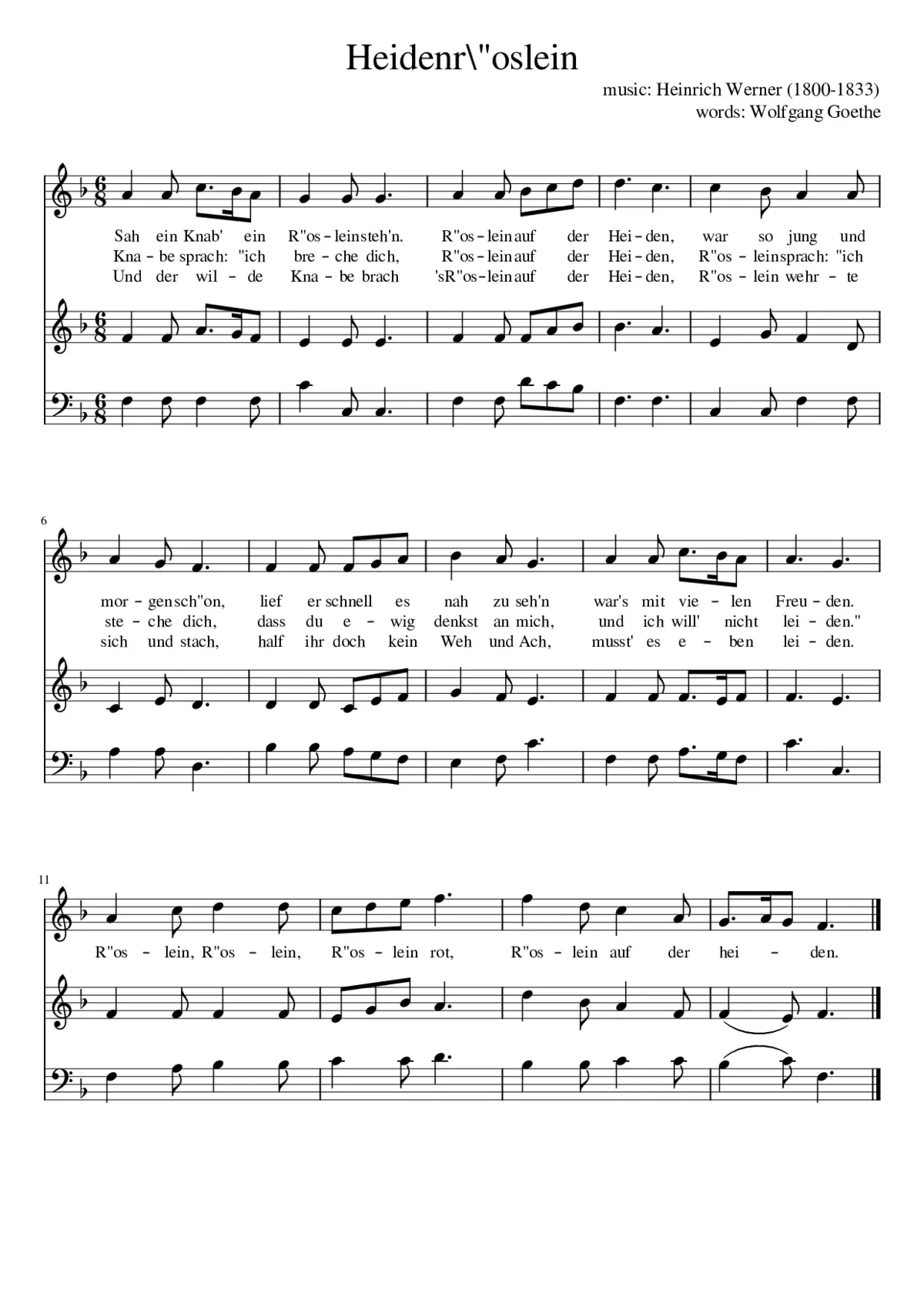 Heidenr\oslein - Page 1