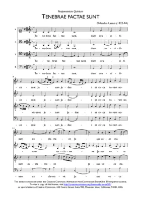 Tenebrae factae sunt