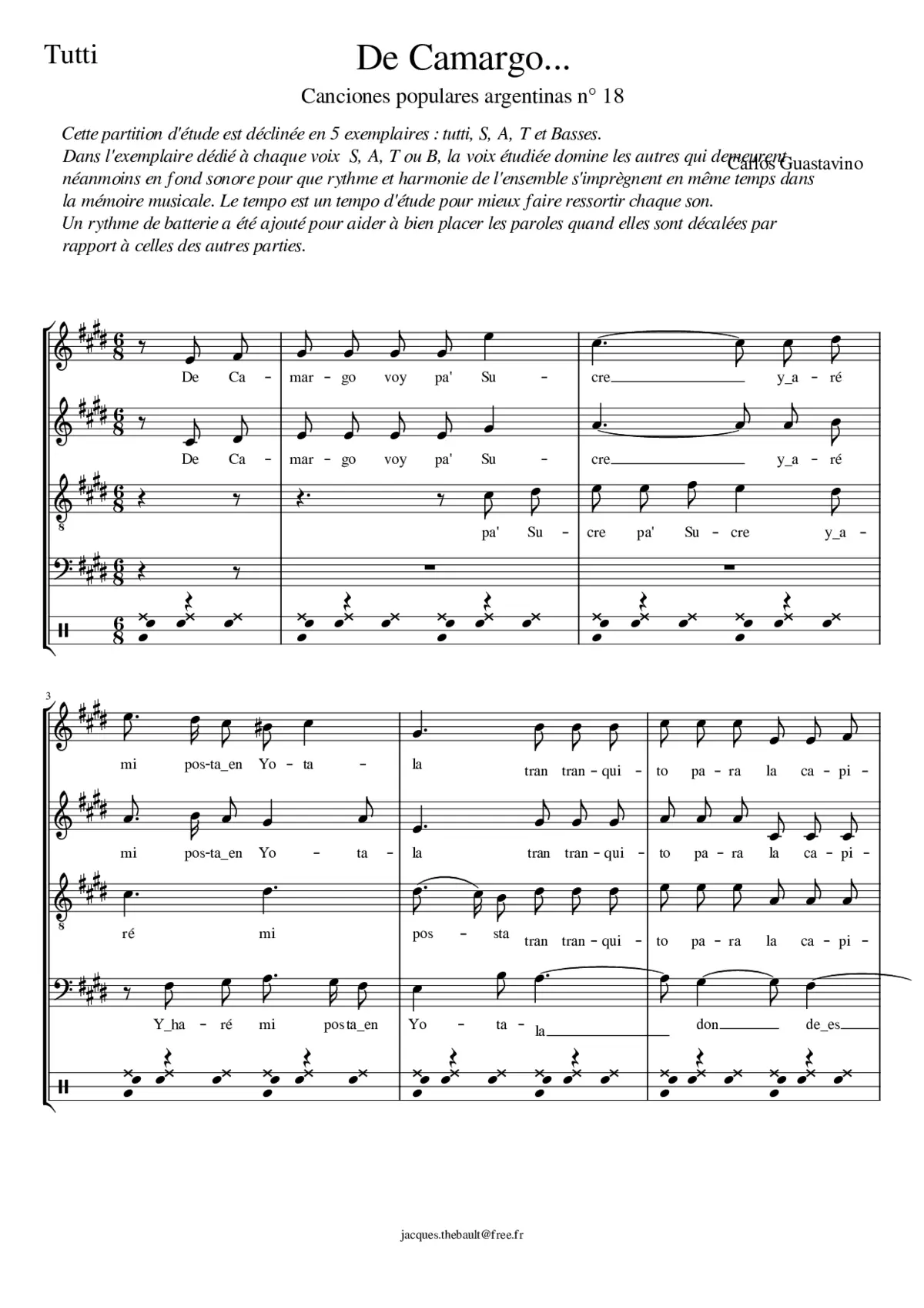 De Camargo... Tutti - Page 1