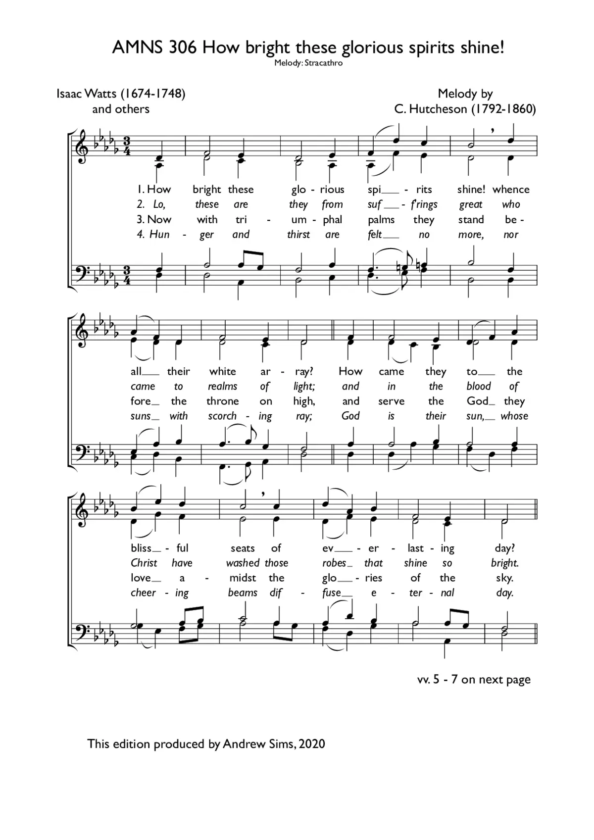 How bright these glorious spirits shine! - Page 1