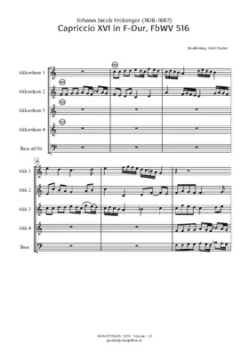 Capriccio XVI in F major