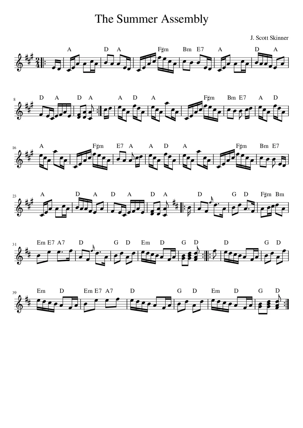 The Summer Assembly - Page 1