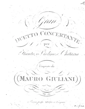 Gran Duetto Concertante, Op.52
