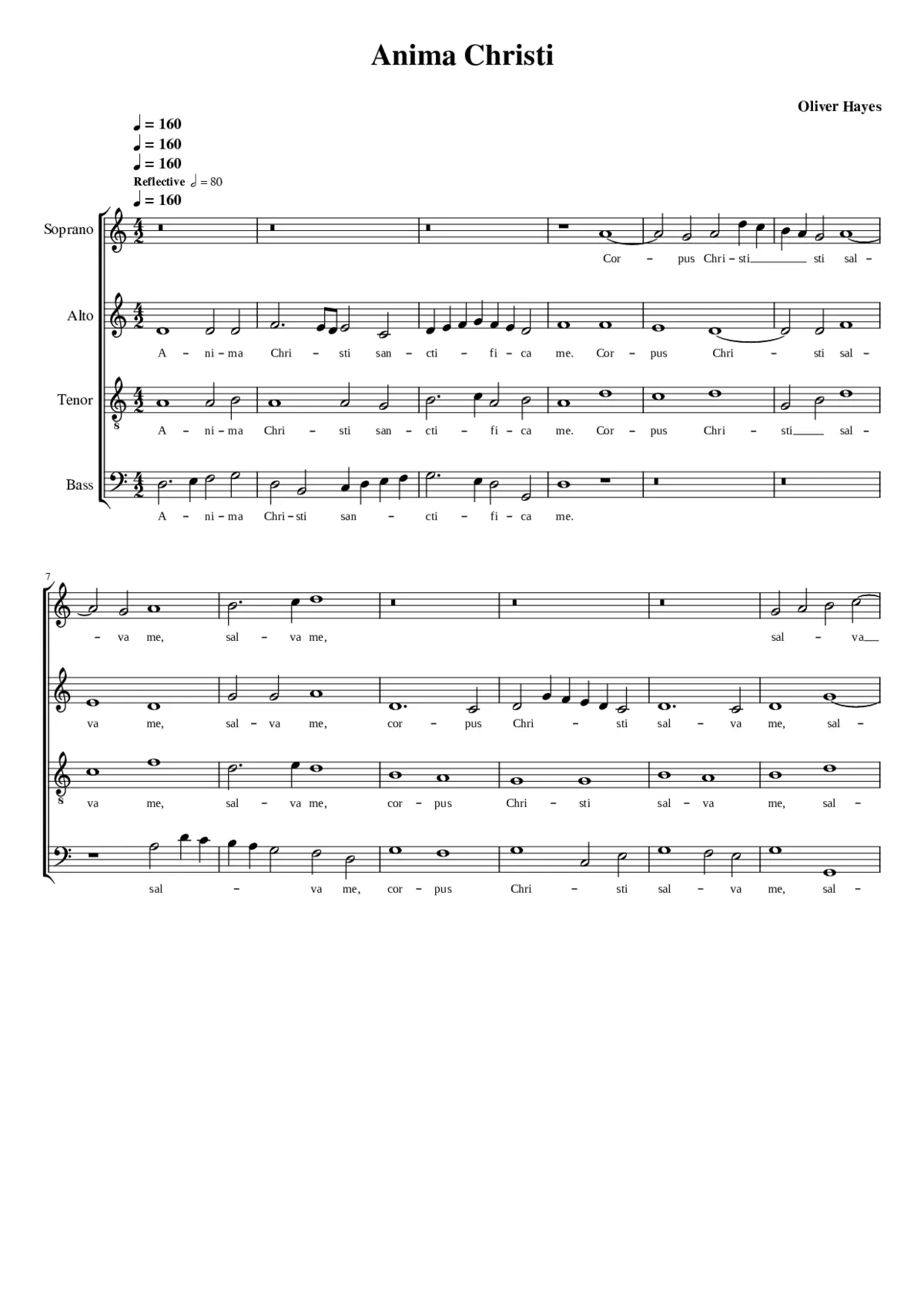 Anima Christi - Page 1