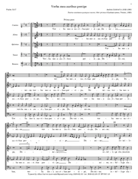 Verba mea auribus percipe