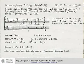 Concerto for 3 Trumpets and Timpani