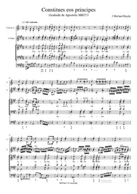 Constitues eos principes, MH 373