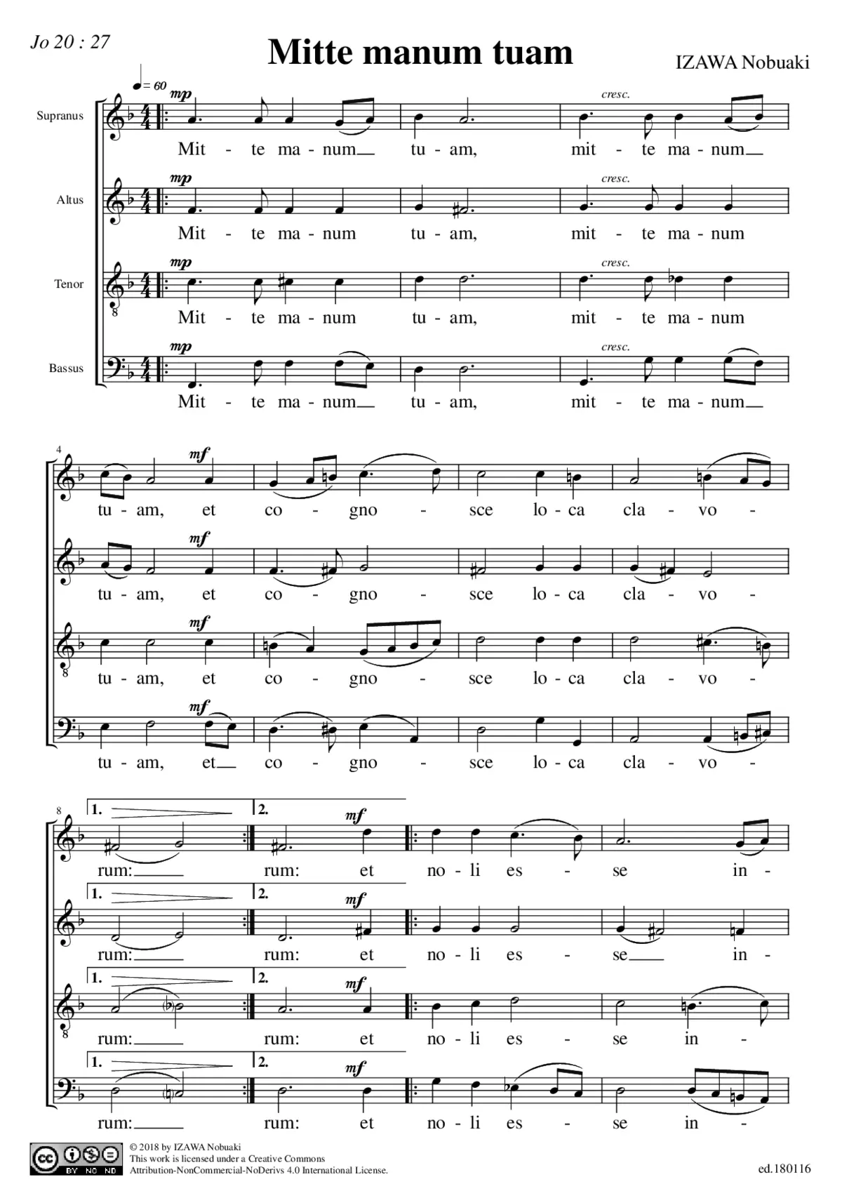Mitte manum tuam - Page 1