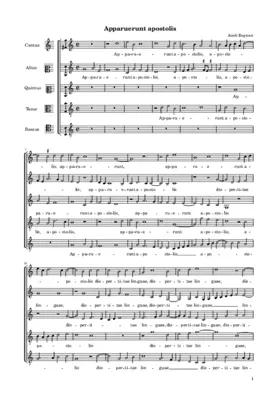 Apparuerunt apostolis