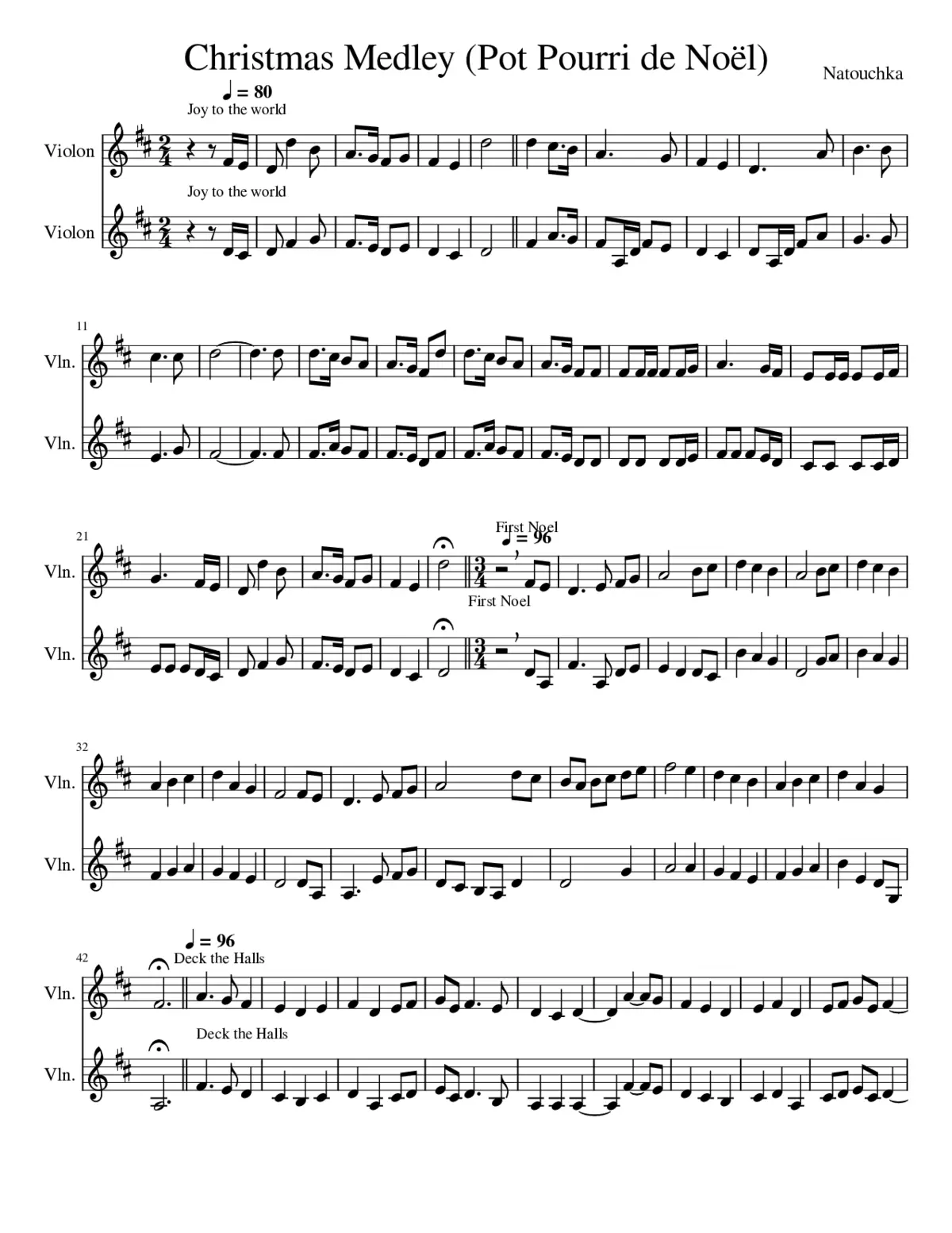 christmas medley - Page 1