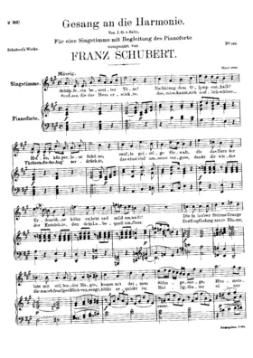 An die Harmonie, D.394