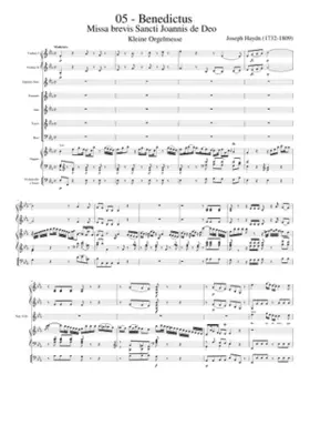 Kleine Orgelmesse or Missa brevis Sancti Joannis de Deo Mass No. 7 in Bb Major