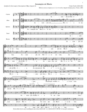 Assumpta est Maria a 5